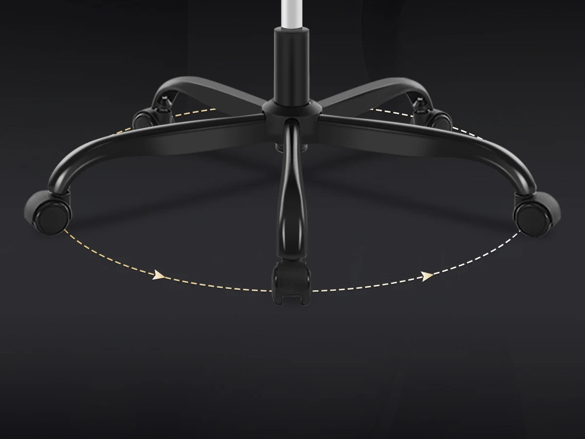 Sedia da ufficio girevole WOLTU con funzione massaggio, poltrona ergonomica con cuscino e poggiapiedi, sedia gaming regolabile in altezza