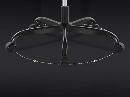 Sedia da ufficio girevole WOLTU con funzione massaggio, poltrona ergonomica con cuscino e poggiapiedi, sedia gaming regolabile in altezza
