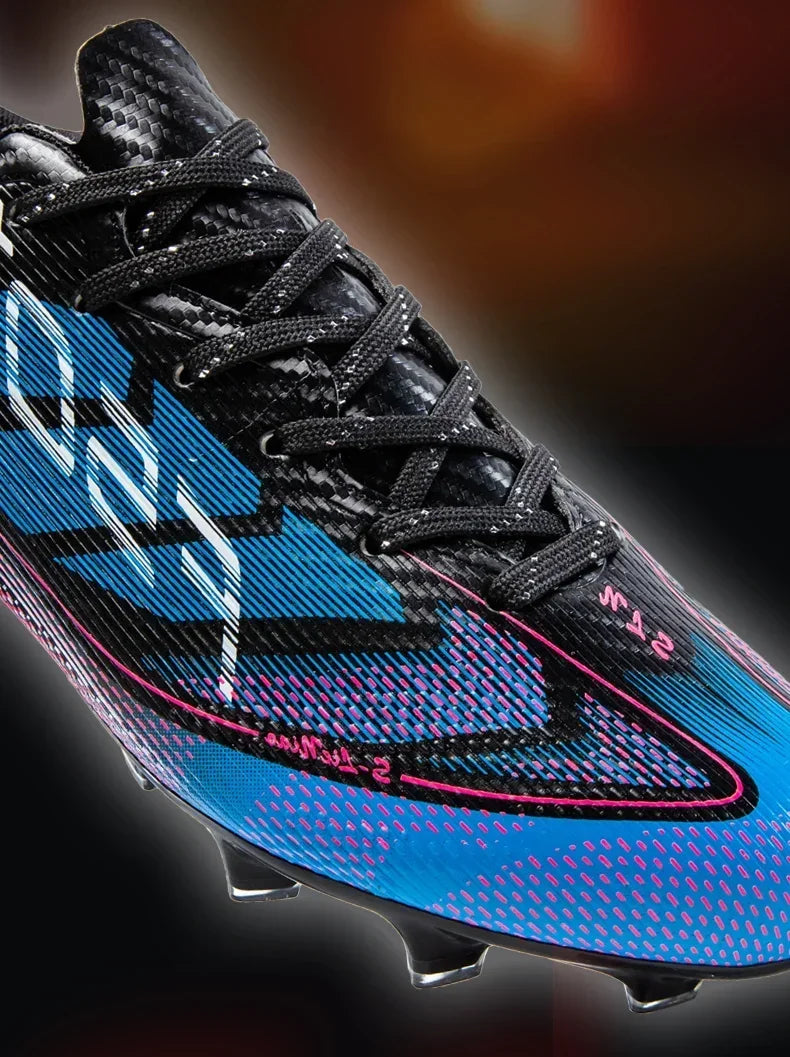 Nouvelles chaussures de football pour hommes, chaussures de soccer pour terrain en herbe, chaussures d'entraînement, chaussures de sport ultralégères, chaussures de match professionnelles, baskets antidérapantes unisexes.