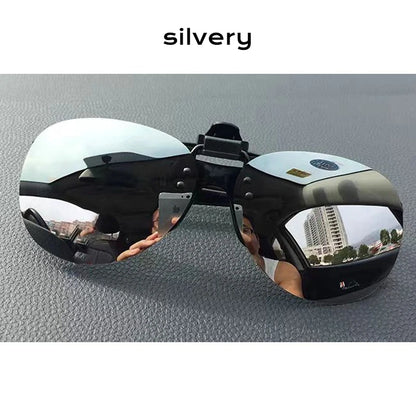 Pilot Polarized Sunglasses Clips Glasses Clip Driving Night Vision Eyeglasses UV400 Outdoor Shades Definition Sun Glasses Clips
