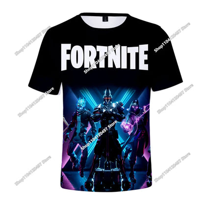 Camiseta 3D Halloween Peely para niños y niñas, camiseta navideña Fortnite Battle Royale, streetwear infantil Victory Game, ropa para hombre
