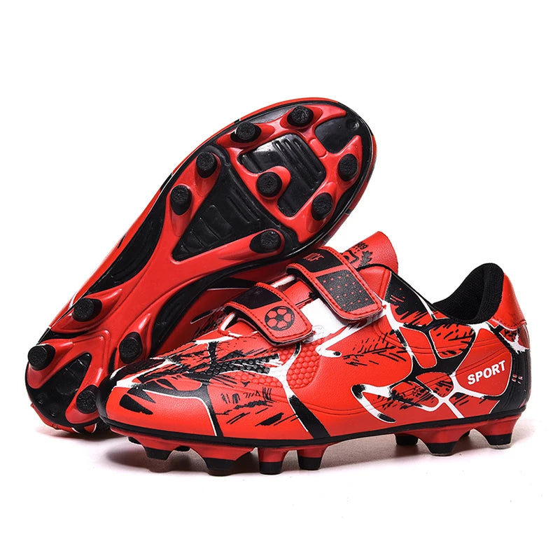Chaussures de football pour enfants FG/TF, bottes de football pour garçons, crampons d'extérieur, crampons de futsal, chaussures de sport d'entraînement, taille 33-38