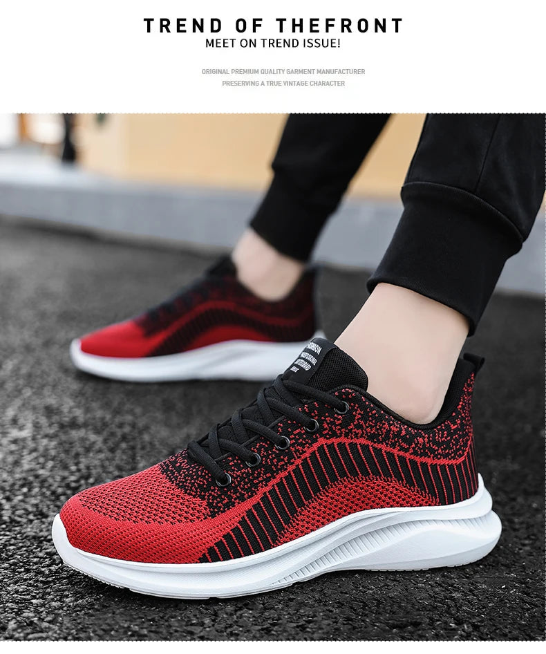 Leather Men's Sneakers Trendy Casual Italian Breathable Leisure Male Sneakers Non-Slip Footwear Men Vulcanized Shoes