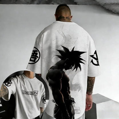 Dragon Ball Japanese Anime Men's T-Shirt Boys Children Harajuku Style Short Sleeve Kids Goku Top Summer Fashion Clothing