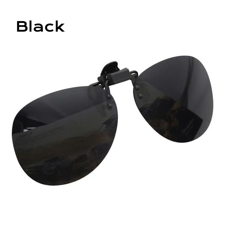 Pilot Polarized Sunglasses Clips Glasses Clip Driving Night Vision Eyeglasses UV400 Outdoor Shades Definition Sun Glasses Clips