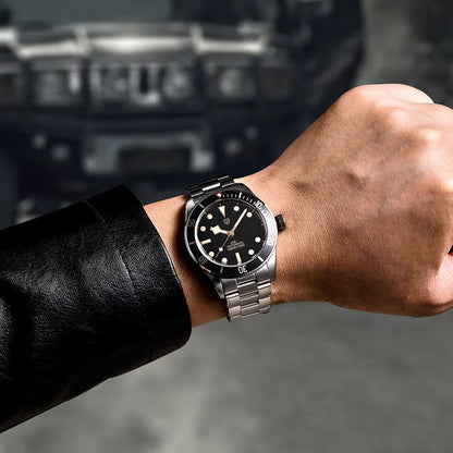 Relógio automático para homem PAGANI DESIGN – Modelo de luxo tipo BB58, relógio de pulso mecânico, desportivo, em aço inoxidável e estanque