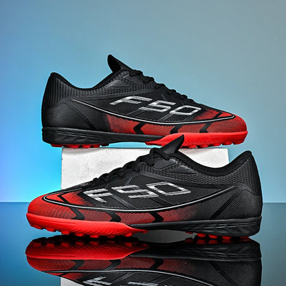 Chaussures de football pour hommes de haute qualité F50-Hyperfast, crampons de football pour terrain synthétique, baskets pour garçons, chaussures de football d'entraînement FG, Chuteira Campo 35-45