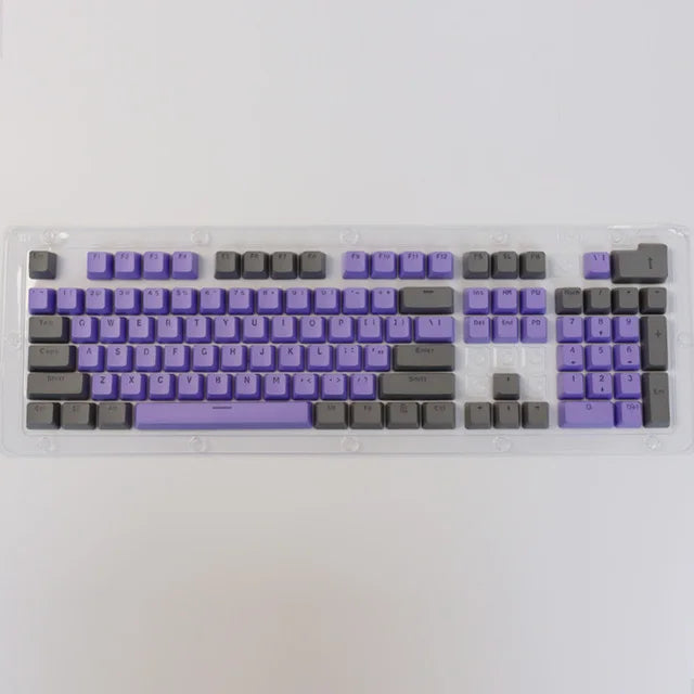 106 Keys Grey Red Keycaps PBT Specials Keycap Backlit Two-Color Key Caps For MX Switch 61/87/104 Mechanical Keyboard