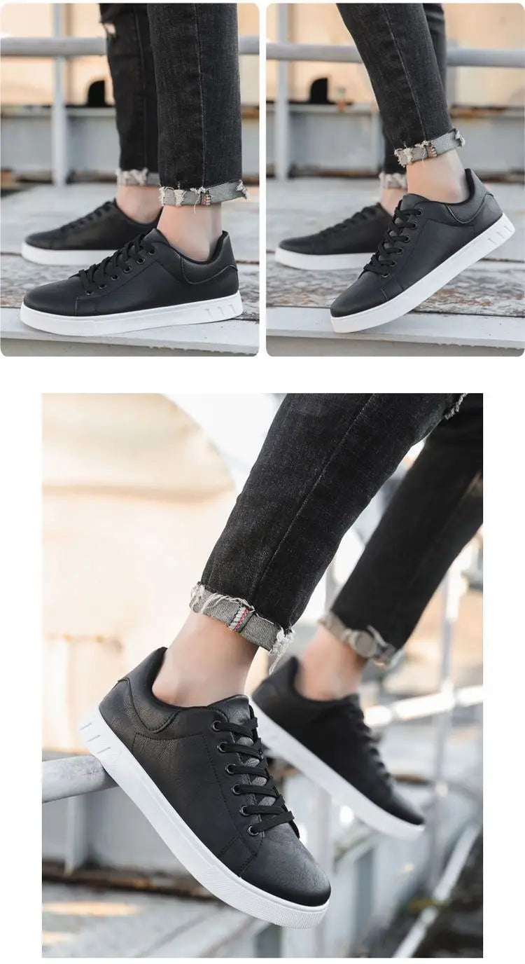 2026 Men's Shoes, New Style Four Seasons Fashionable Versatile Soft Sole White Casual Shoes, Breathable Summer Men’s Sneakers