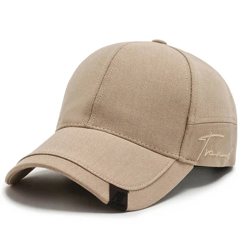 Hat Men's Tide Sunshade Cap Korean Men's Sun Hat Black Ins Tide Simple Casual And Versatile Baseball Cap
