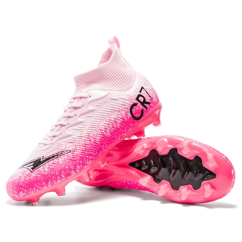 Scarpe da calcio da adulto autunnali di tendenza, ammortizzanti, morbide e stabili, scarpe sportive leggere con ritorno elastico e tacchetti avvolgenti