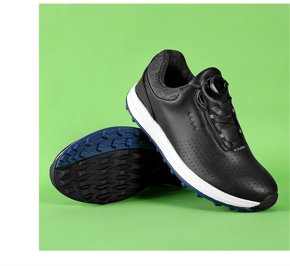 Breathable Luxury Golf Shoes Men Comfortable Outdoor Spikeless Golf Sport Training Sneakers Non-Slip Waterproof Walking Footwear