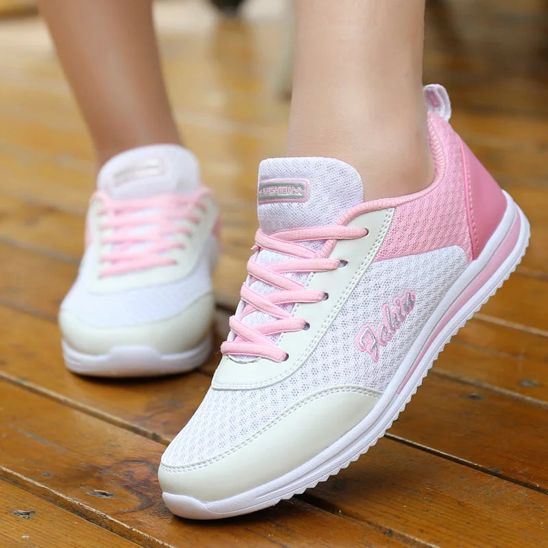 Women’s Sneakers 2025 New Fashion Flat Women’s Shoes Vulcanized Casual Sneakers Women Lace-Up Women’s Sneakers Tenis Feminino
