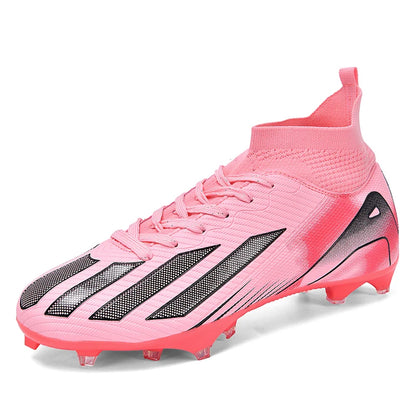 New Men's Football Boots Cleats Boys Ultralight Sport Soccer Shoes Adult Professional Non-Slip Comfortable Training Match Grass