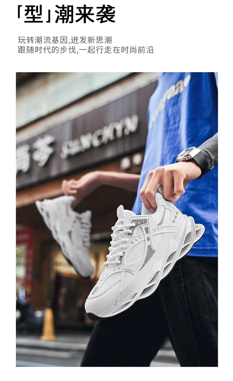 Ténis casuais para homem, ténis de luxo, ténis de corrida respiráveis, mocassins de moda para homem. Sapatos