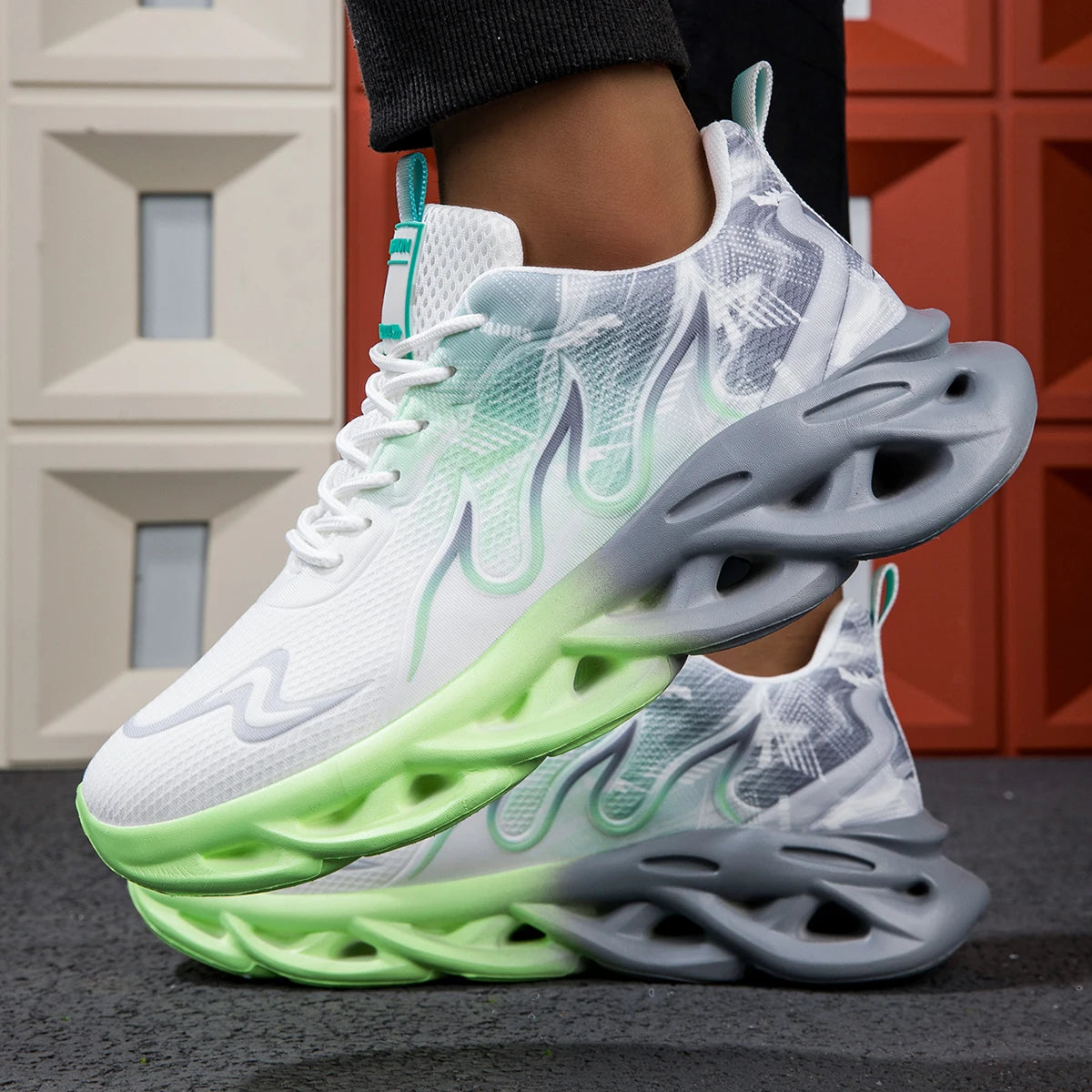 2025 unisexe chaussures de course hommes femmes léger maille respirant confortable plat doux chaussures de Tennis été à lacets baskets homme