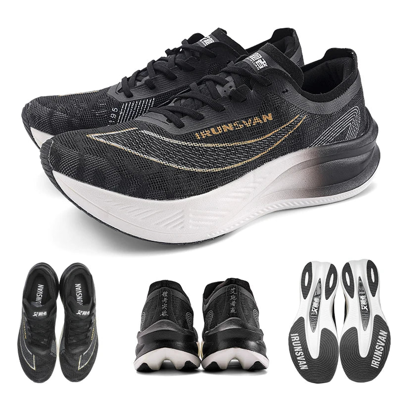 Sapatilhas Profissionais de Maratona IRUNSVAN para Homem, com Placa de Carbono em Nylon, para Corrida em Estrada, Leves, Ténis Desportivos para Mulher