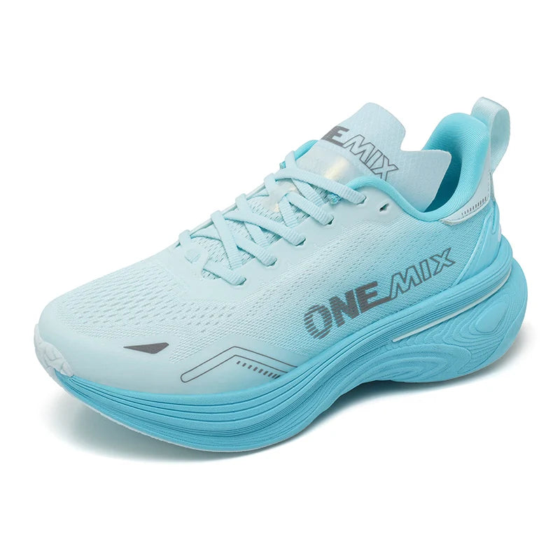 ONEMIX Nové běžecké boty s polstrováním pro ženy a muže, lehké, módní outdoorové tenisky, sportovní obuv na silnici, trénink, jogging, fitness