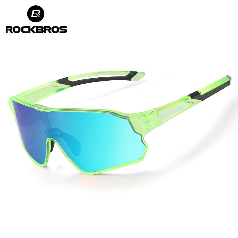 ROCKBROS Kids Polarized Photochromic Cycling Glasses UV400 Protection Outdoor Sports Sunglasses Child MTB Bicycle Eyewear