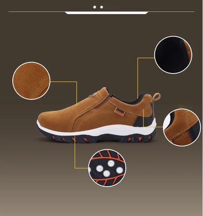 Men's Fashionable Casual Sports Shoes, Outdoor Walking and Hiking Shoes, Loafers, Comfortable Shoes, Lightweight, Plus Size38-50