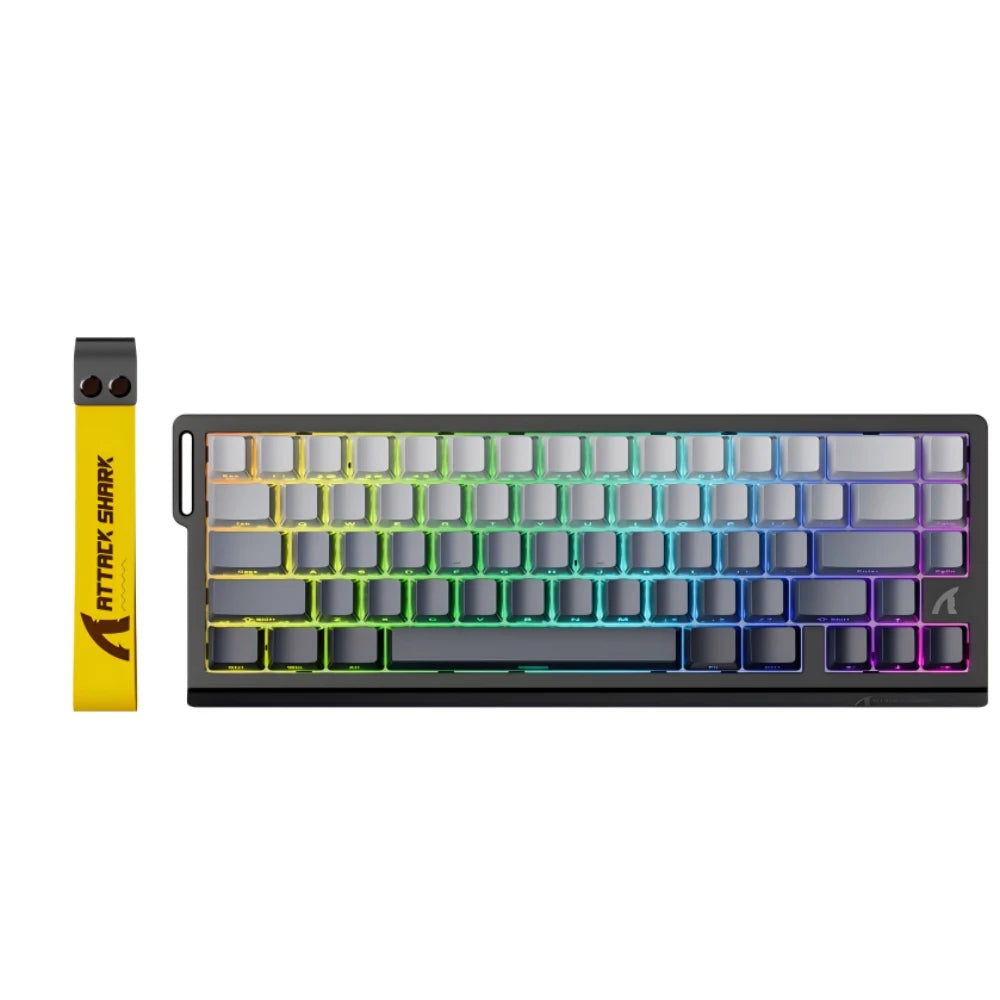 Attack Shark X68 HE Gaming Keyboard Magnetic Mechanical Wired for Pro Gaming 0.01mm Rapid Trigger 8000Hz 128K Rate