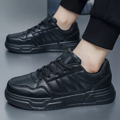 Plus Big Size 50 51 52 Men's Leather Sneakers Casual Sports Shoes Flat Skateboard Shoes Hot Sale for Dropshipping