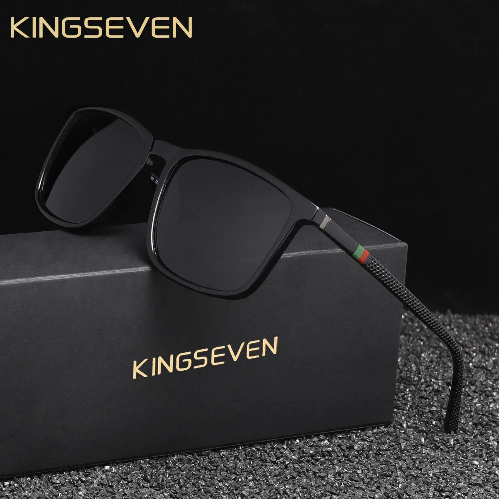 KINGSEVEN Brand Polarized Sunglasses For Men UV400 Protect Eyes Glasses For Holiday Light Weight Fishing Driving Glasses