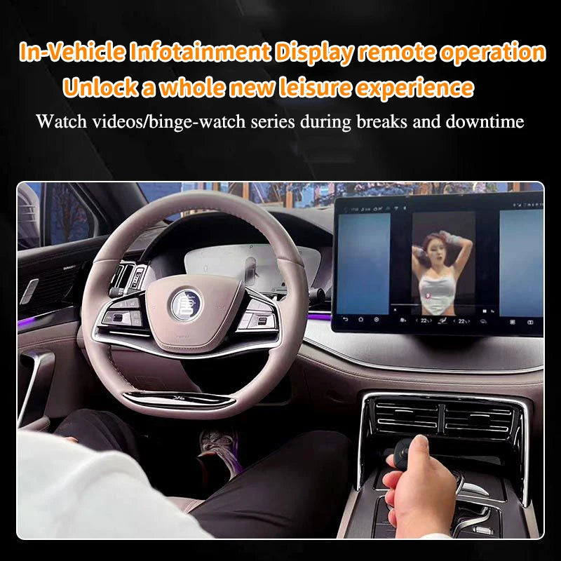 Neue Trackball-Fingerring-Maus 2.4G+Bluetooth – kabellose Fernsteuerungsmaus für Kurzvideos/PPT-Präsentationen/In-Vehicle-Displays