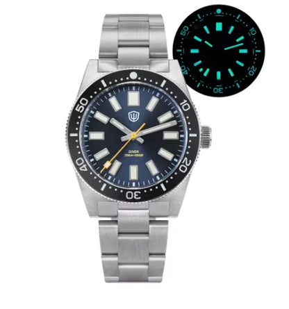 Watchdives WD1965 Luxury Men's Watch VH31 Sweep Second Quartz Movement 38mm Watch Night Light 20Bar Waterproof Watches