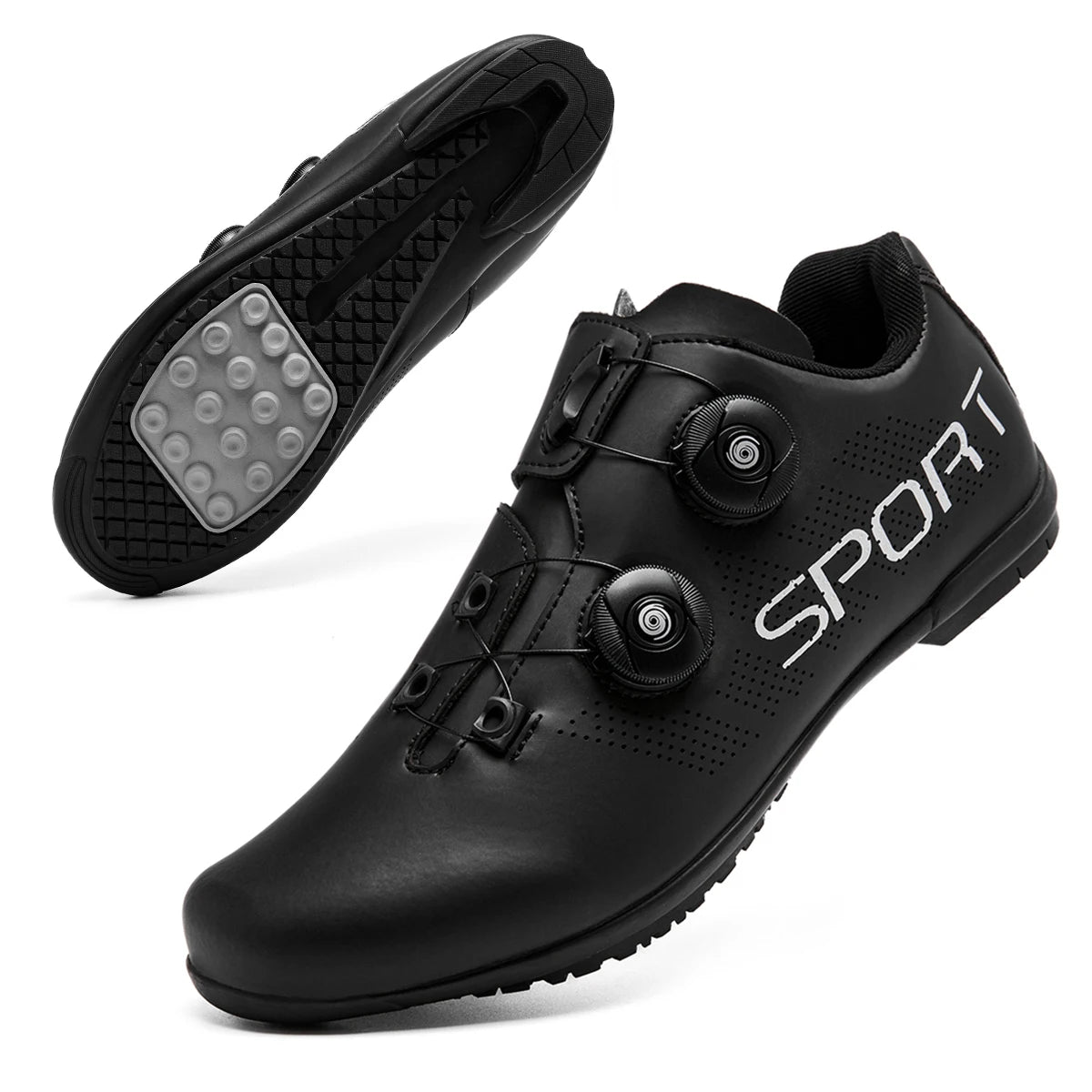 New outdoor rubber-soled cycling shoes breathable and comfortable professional sports rubber cycling shoes