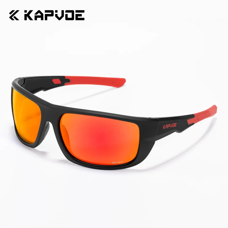 Kapvoe Polarized Sunglasses Men's Driving Shades Male Retro Sun Glasses Fashion Camping Hiking Fishing Classic UV400 Eyewear