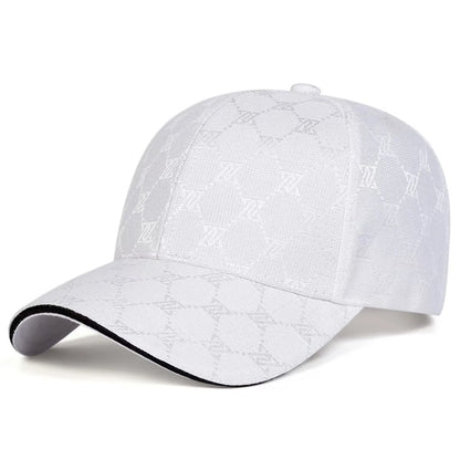 Four Seasons New Sunscreen Three-Line Sewn Baseball Cap Men's And Women's Casual Cap Net Red Distressed 1841 Hat