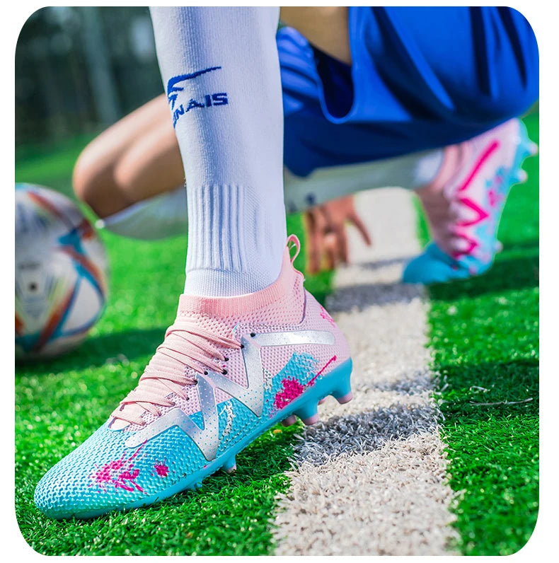 Neue Herren-Fußballschuhe, Society-Stollen, professionelle Hallen-Fußballschuhe, schnelle Fußballplatz-Stiefel, Sneaker für Jungen, Original-Trainingsschuhe