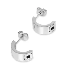 Hoop Earrings for Women Trendy Golden Stainless Steel Earring Jewelry New
