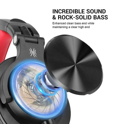 Cuffie DJ da studio cablate over-ear OneOdio con microfono – Headset per mixaggio e monitoraggio con driver da 40mm per gaming e registrazione