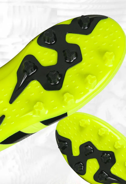 Neue Fußballschuhe für Herren und Damen, Hallen- und Outdoor-Sportschuhe mit langen Stollen und Multinocken für das Fußballtraining auf Matten