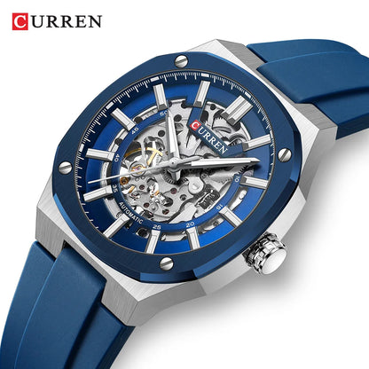 2025 CURREN New Men Mechanical Watch Luxury Sapphire Glass Automatic Watch 41MM Stainless Steel Watch for Men