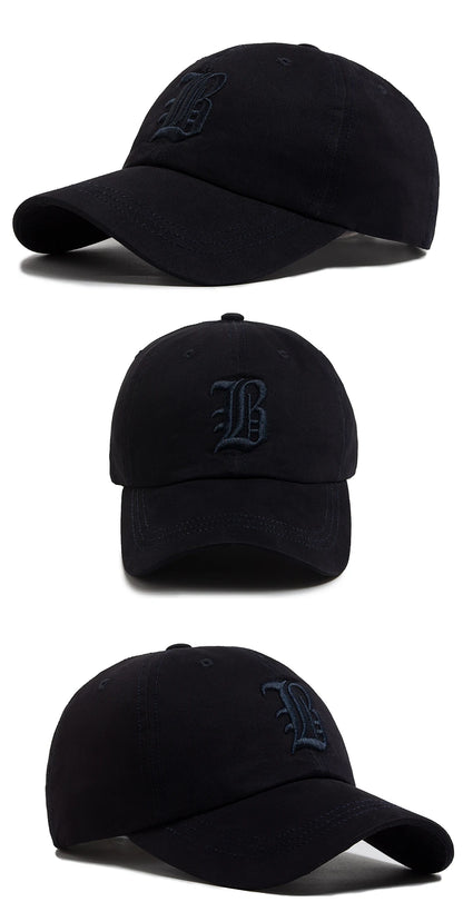 Summer Fashion Men's Baseball Cap Letter Embroidered Cotton Trucker Hat Casual Outdoor Soft Top Visor Cap Women Baseball Caps