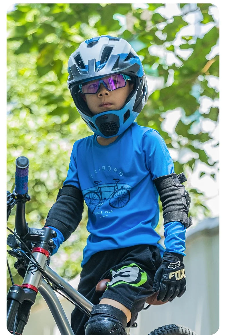 ROCKBROS Kids Polarized Photochromic Cycling Glasses UV400 Protection Outdoor Sports Sunglasses Child MTB Bicycle Eyewear