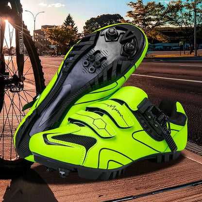 Neutral MTB Cycling Shoes, Compatible With Peloton Road Cycling Shoes, Men's Cycling Sports Shoes, Reflective Strip Design