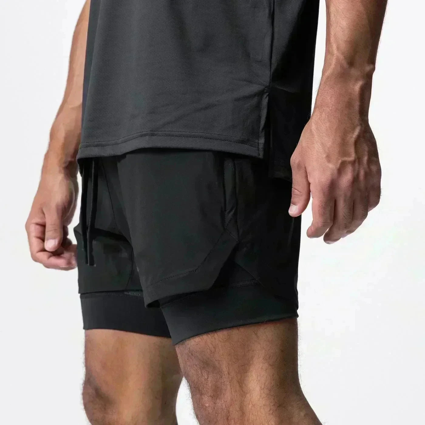 Vegeta Dragon Ball Summer Men Women Fitness 2025 Double-layer Fake Two-piece Loose Sports Training Running Shorts Casual Pants