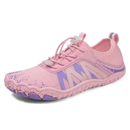 Novos sapatos aquáticos 2025 barefoot para praia e desporto, sapatos de natação antiderrapantes de alta qualidade, sapatos desportivos casuais de cinco dedos unissexo