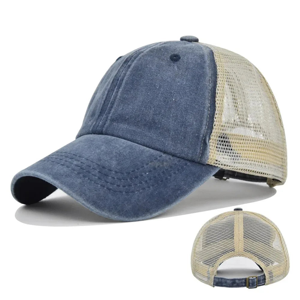 Printed personalized logo Baseball cap Summer cap Adult mesh cap Mesh cap Solid cap unisgender shade Spring Fall cap Hip Hop fit