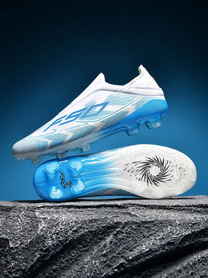 Chaussures de football professionnelles originales pour hommes, résistantes au gazon, chaussures de football décontractées de haute qualité pour hommes, chaussures de football pour entraînement rapide