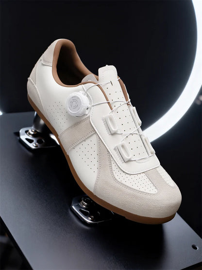 Scarpe da mountain bike da donna senza chiusura, senza tacchette, scarpe da ciclismo su strada RB Speed con suola in gomma, scarpe da ciclismo da uomo con suola in gomma