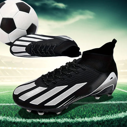 New Men's Football Boots Cleats Boys Ultralight Sport Soccer Shoes Adult Professional Non-Slip Comfortable Training Match Grass