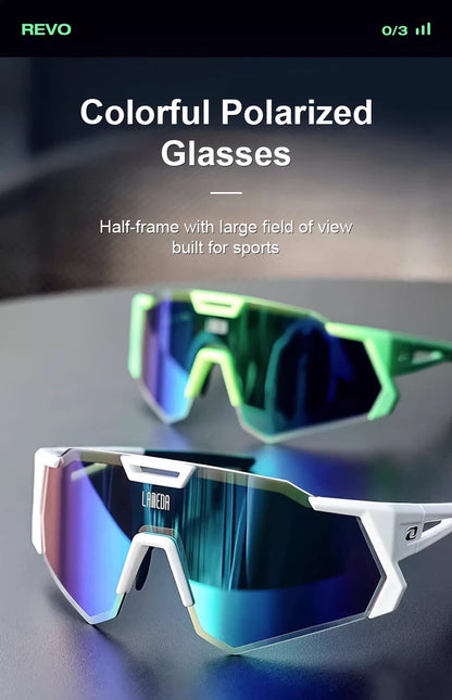 LAMEDA Polarized Cycling Glasses Road UV400 Mountain Bike Sunglasses Bicycle Goggles Sports Eyewear Outdoor Sunglasses Men Women