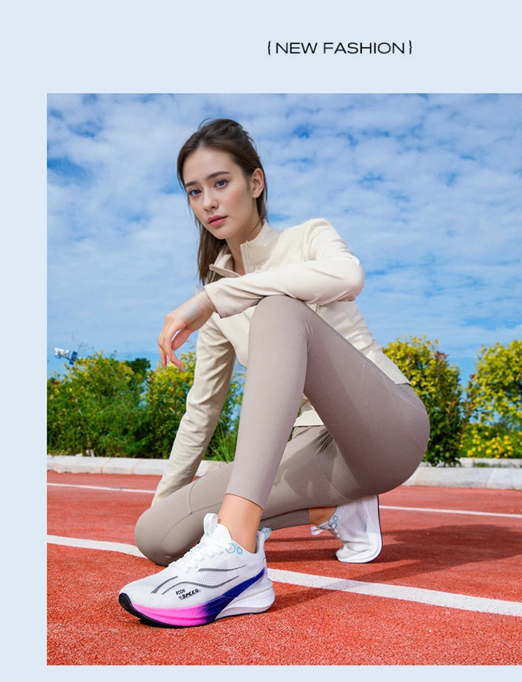 2025 Men's and Women's Professional Carbon Plate Marathon Running Shoes Shock Absorption Ultra-light Stable Support Sports Shoes