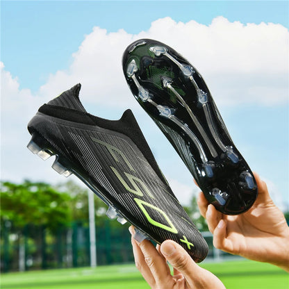 New Men's Football Boots Turf Comfortable Ultralight Soccer Shoes Non-Slip Sport FG Grass Cleats Futsal Indoor Adult Non-Slip
