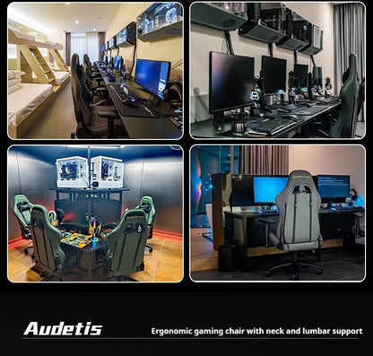 Office Ergonomic Gaming Chairs Desk Gamer Computer Comfortable Chairs Vanity Chair Technology Fabric Gaming Chairs Home Bedroom